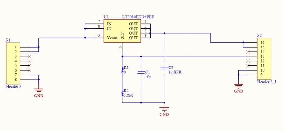 LT3080 Adapter schema